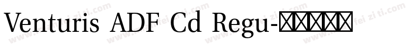 Venturis ADF Cd Regu字体转换